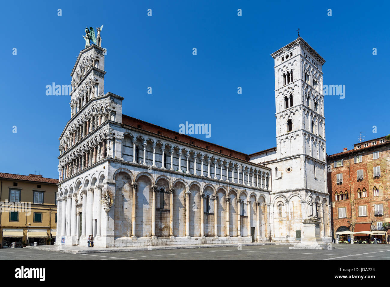 Kirche von San Michele in Foro in Lucca, Toskana, Italien Stockfoto