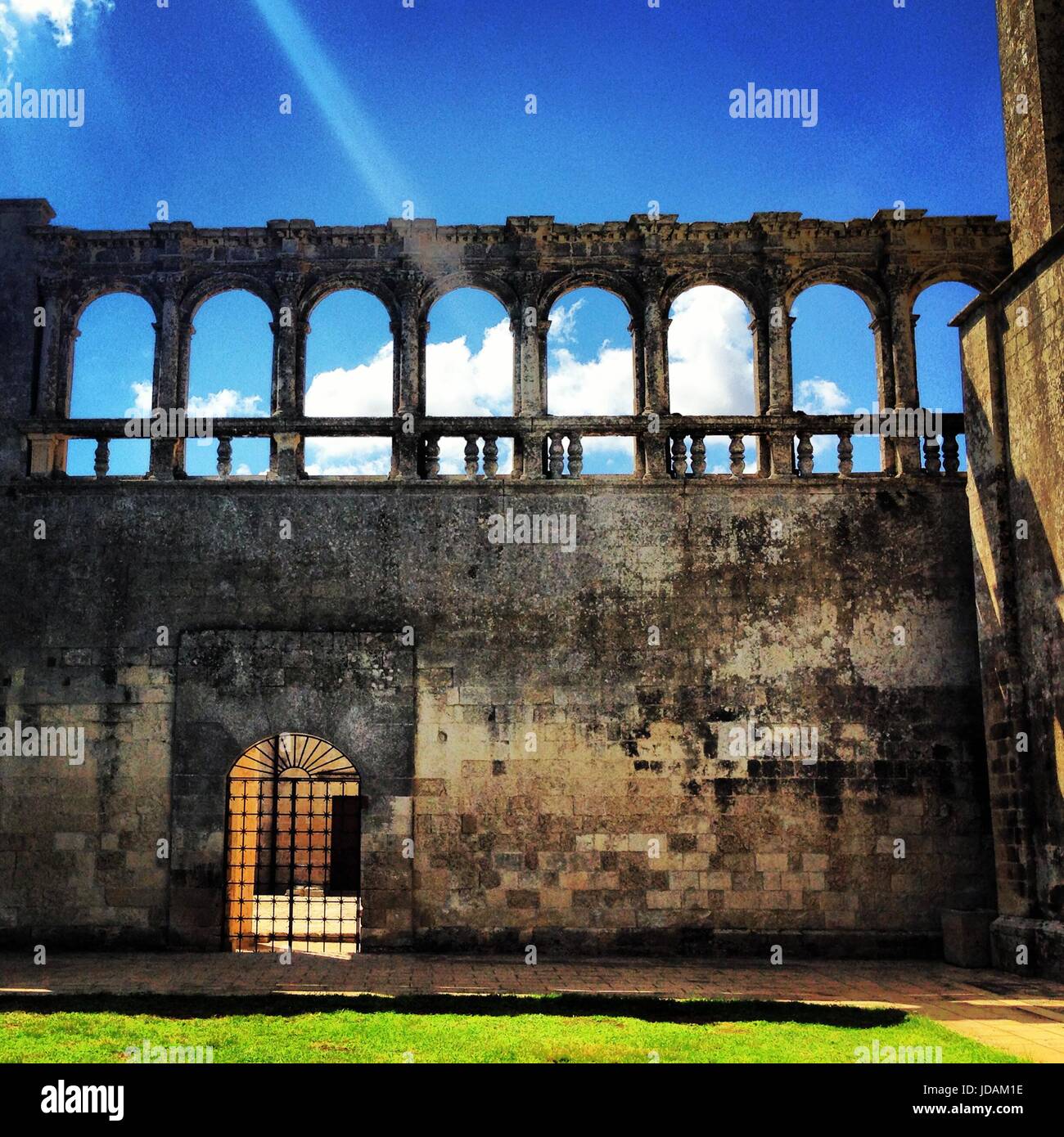 Ex-Convento Agostiniani, Melpignano, Salento - Apulien ehemalige Kloster in Salento Apulien Kredit © Anna Dolomitentälern/Sintesi/Alamy Stock Photo Stockfoto