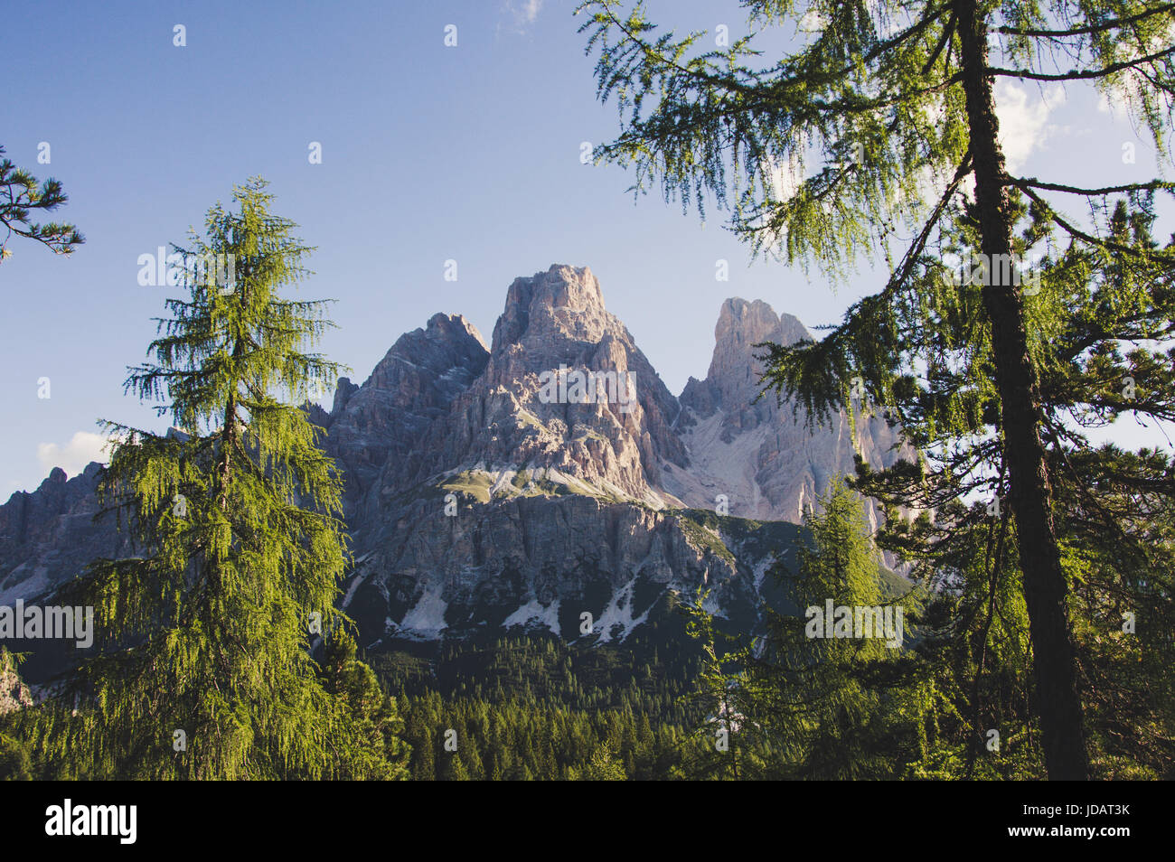 Monte Cristallo Dolomiten Italien Stockfotografie Alamy