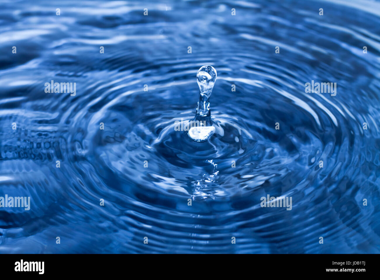 Gefühl, Wassertropfen, glatt und kühl Stockfoto