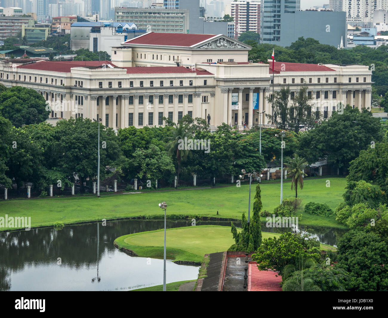 11. Juni 2017 Blick auf nationale Museum der Philippinen von Intramuros, Manila, Philippinen Stockfoto