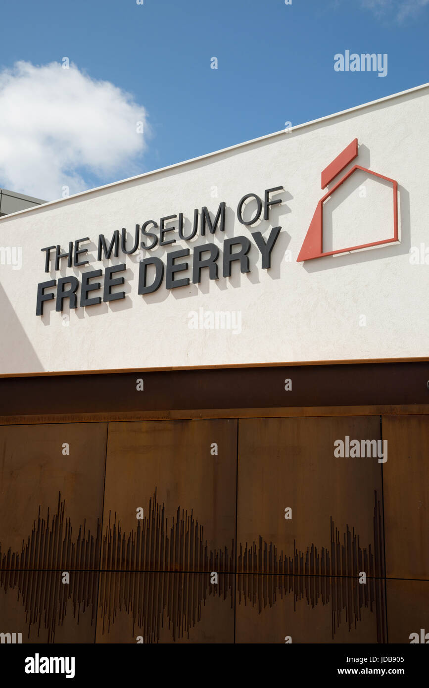 Das Museum of Free Derry, Derry, Londonderry, Nordirland Stockfoto