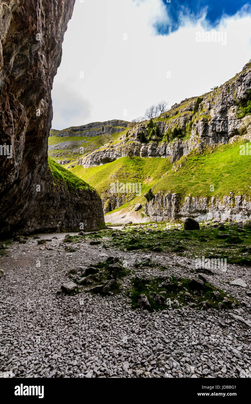 Gordale Narbe Stockfoto