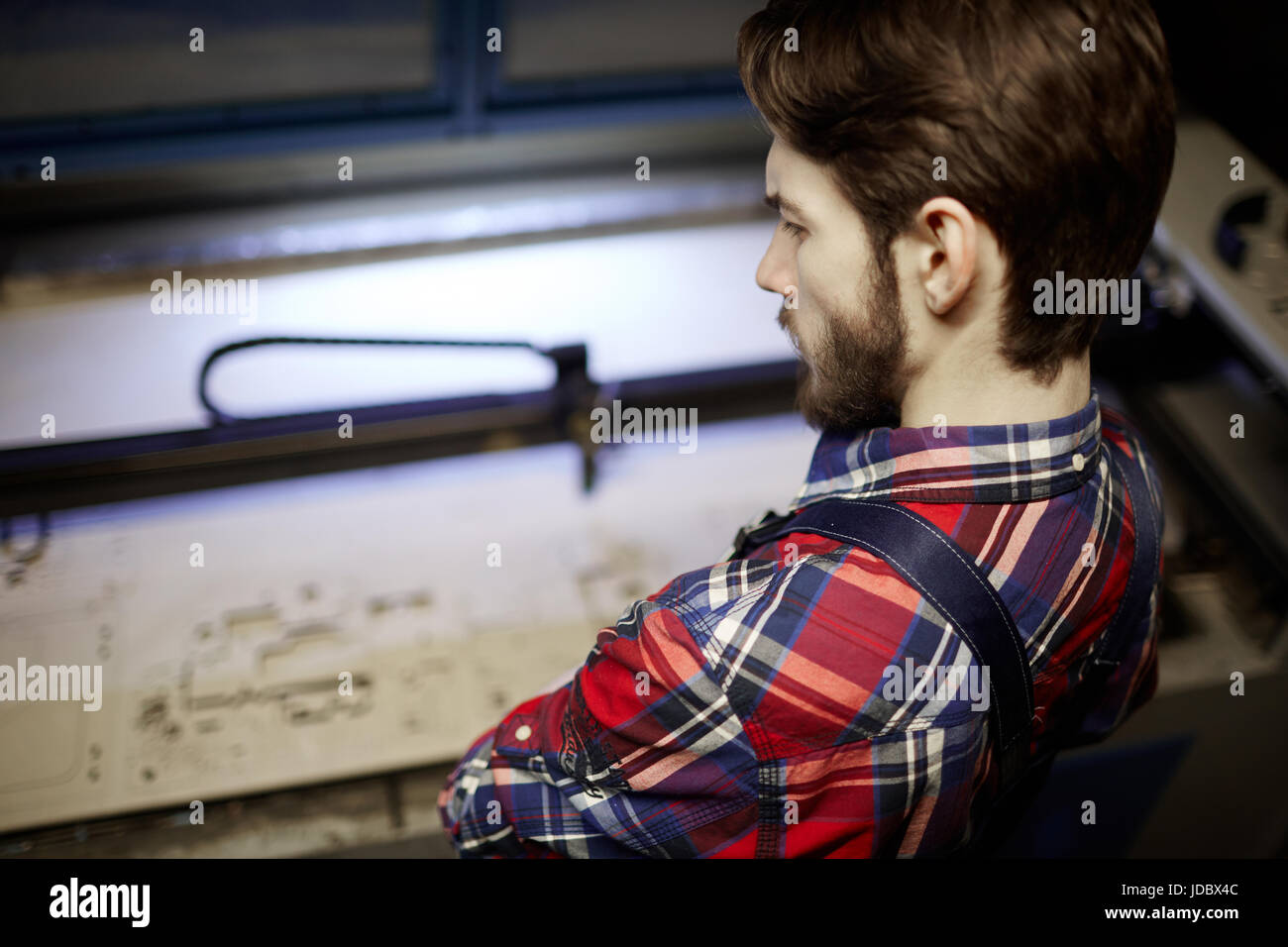 Lasercut-Ingenieur Stockfoto