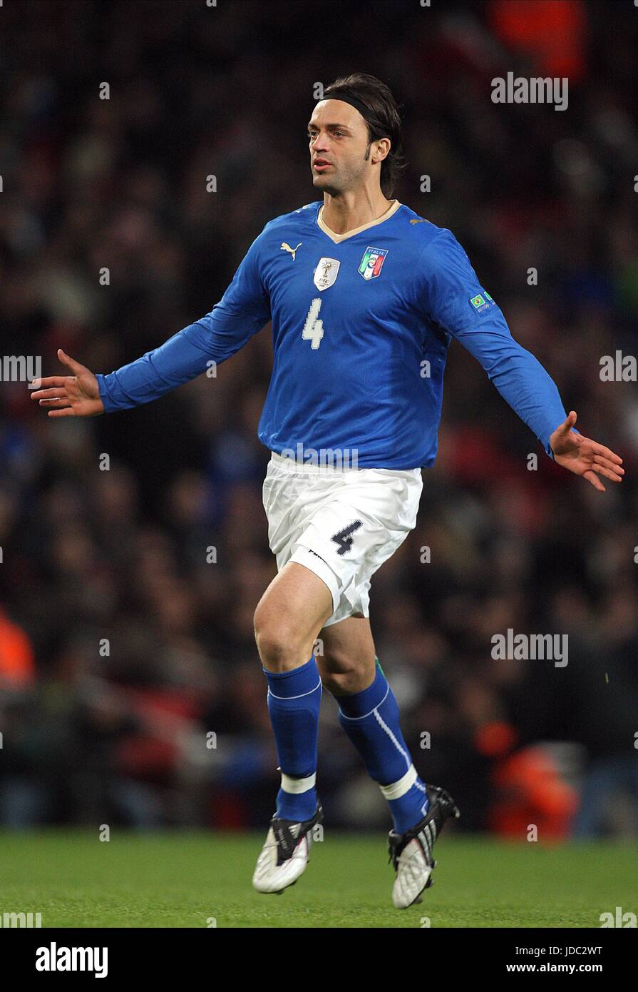 NICOLA LEGROTTAGLIE Italien & JUVENTUS EMIRATES Stadion LONDON ENGLAND 10. Februar 2009 Stockfoto