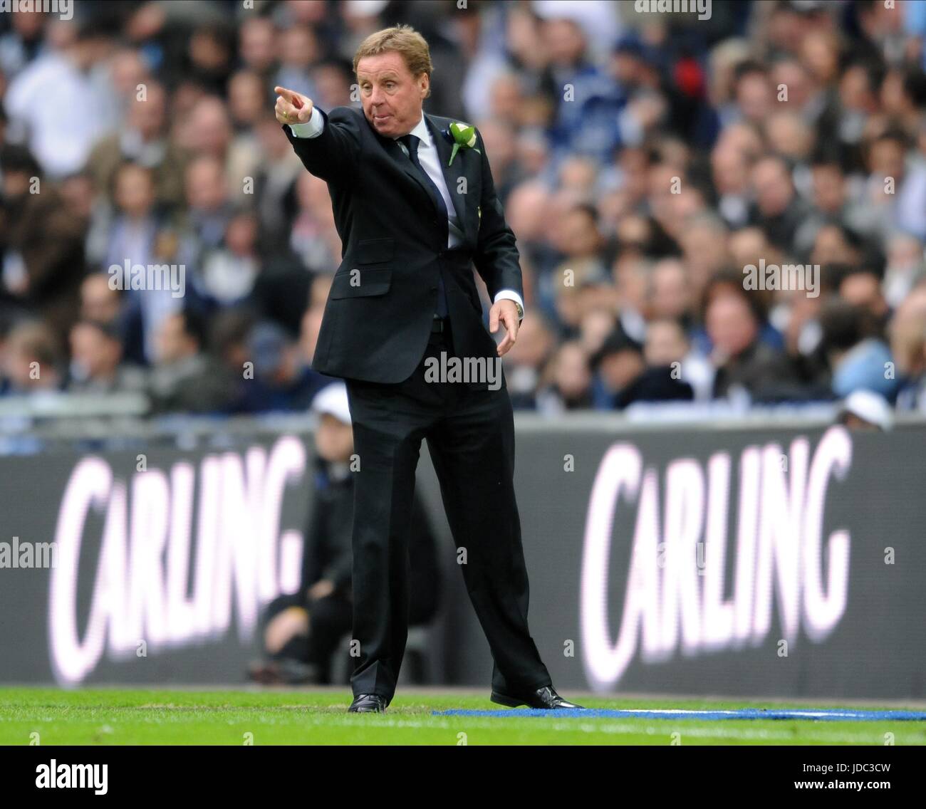 HARRY REDKNAPP MANCHESTER UNITED V TOTTENHAM WEMBLEY Stadion LONDON ENGLAND 1. März 2009 Stockfoto