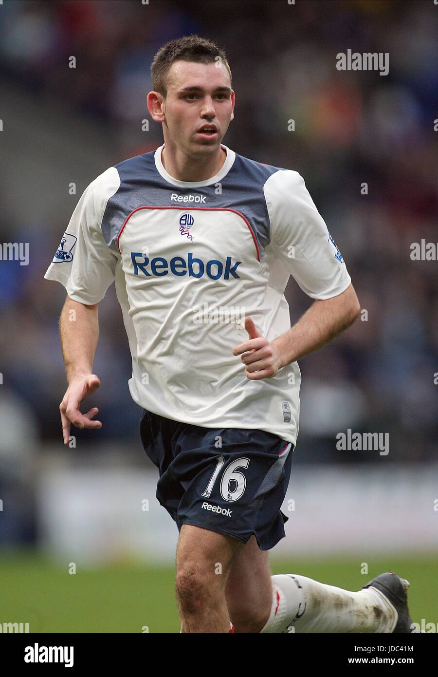 MARK DAVIES BOLTON WANDERERS FC REEBOK STADIUM BOLTON ENGLAND 21. Februar 2009 Stockfoto