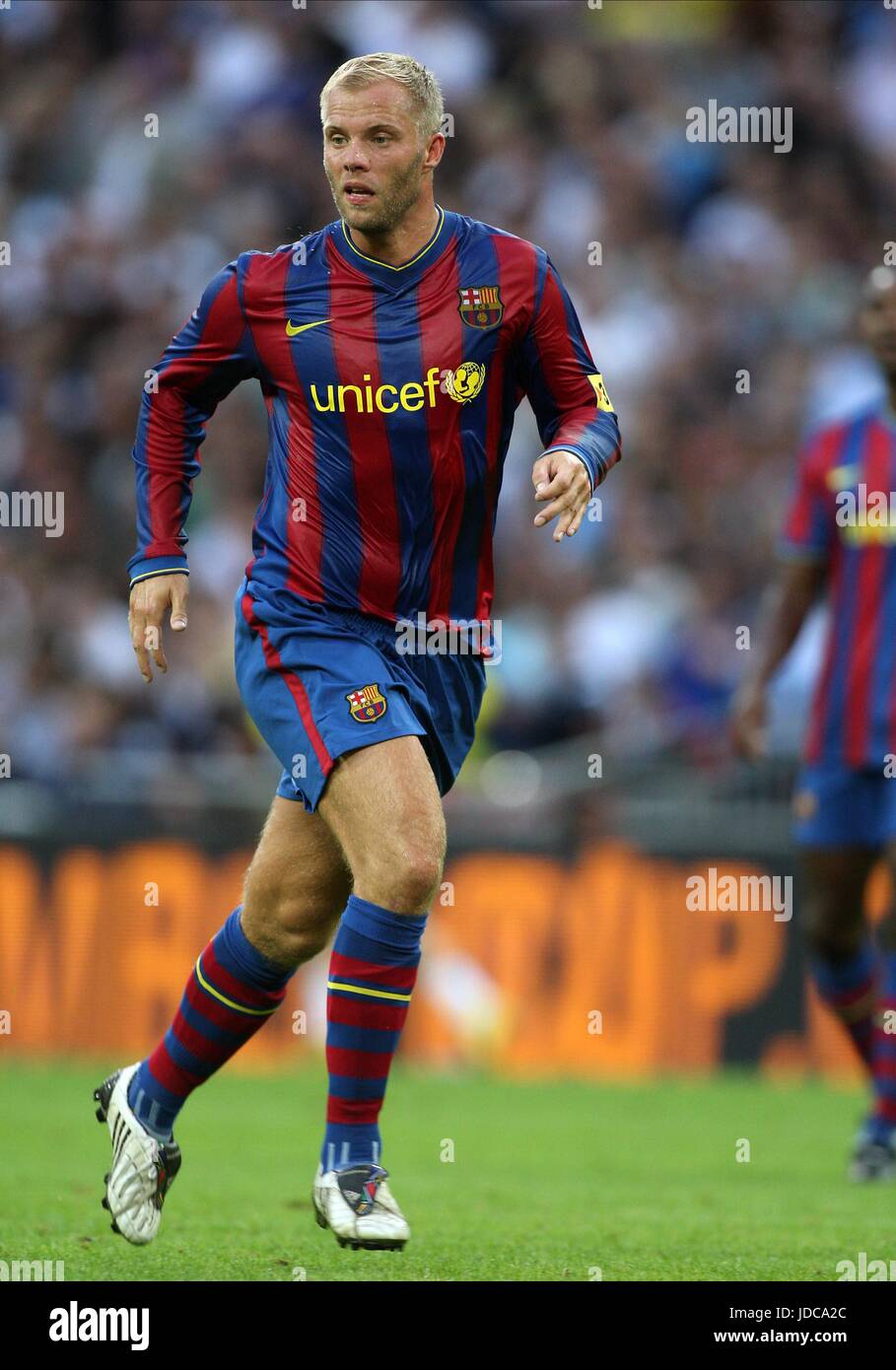 EIDUR GUDJOHNSEN FC BARCELONA WEMBLEY Stadion LONDON ENGLAND 24. Juli 2009 Stockfoto