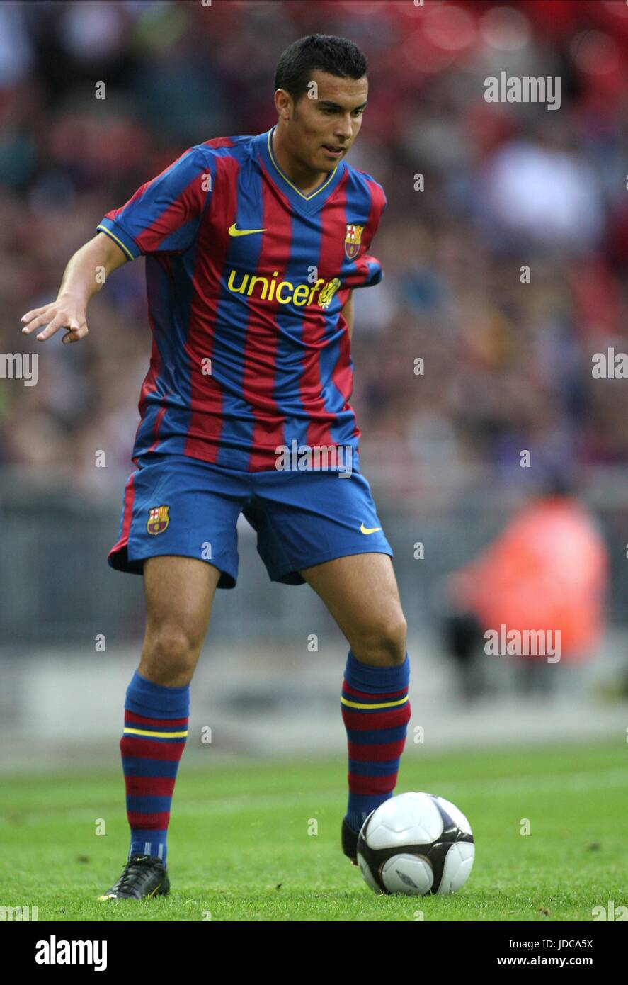 PEDRO RODRIGUEZ FC BARCELONA WEMBLEY Stadion LONDON ENGLAND 24. Juli 2009 Stockfoto