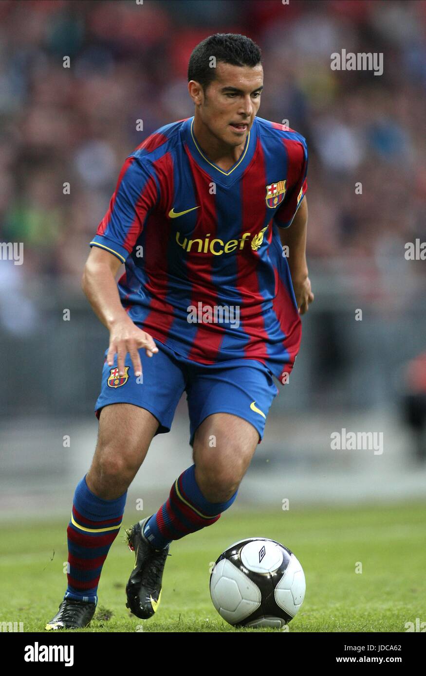 PEDRO RODRIGUEZ FC BARCELONA WEMBLEY Stadion LONDON ENGLAND 24. Juli 2009 Stockfoto