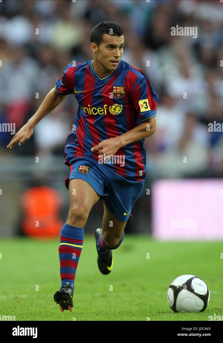 PEDRO RODRIGUEZ FC BARCELONA WEMBLEY Stadion LONDON ENGLAND 24. Juli 2009 Stockfoto