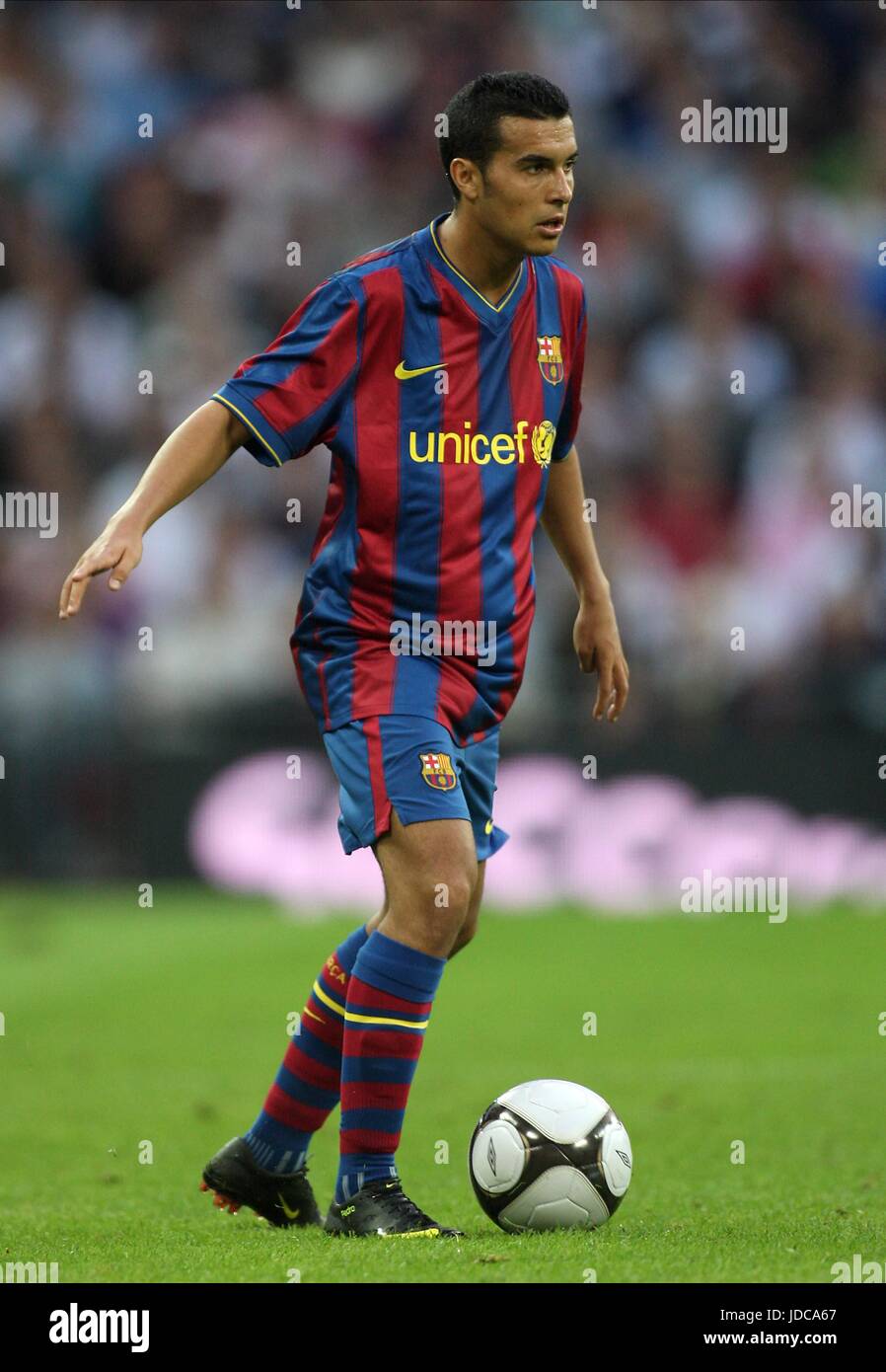 PEDRO RODRIGUEZ FC BARCELONA WEMBLEY Stadion LONDON ENGLAND 24. Juli 2009 Stockfoto