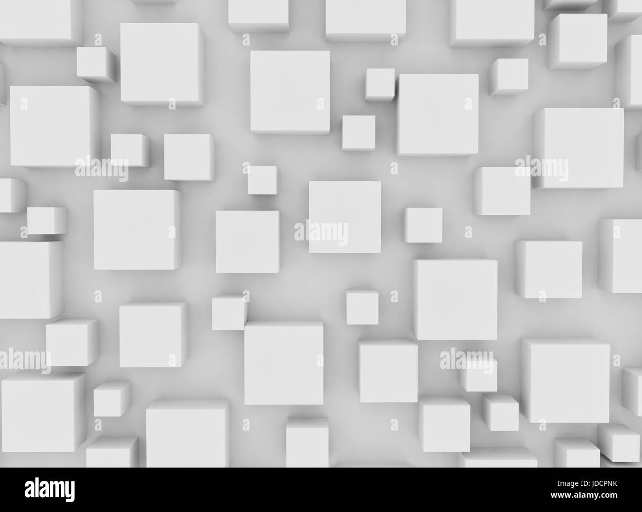 White Cube 3d illustration Stockfoto