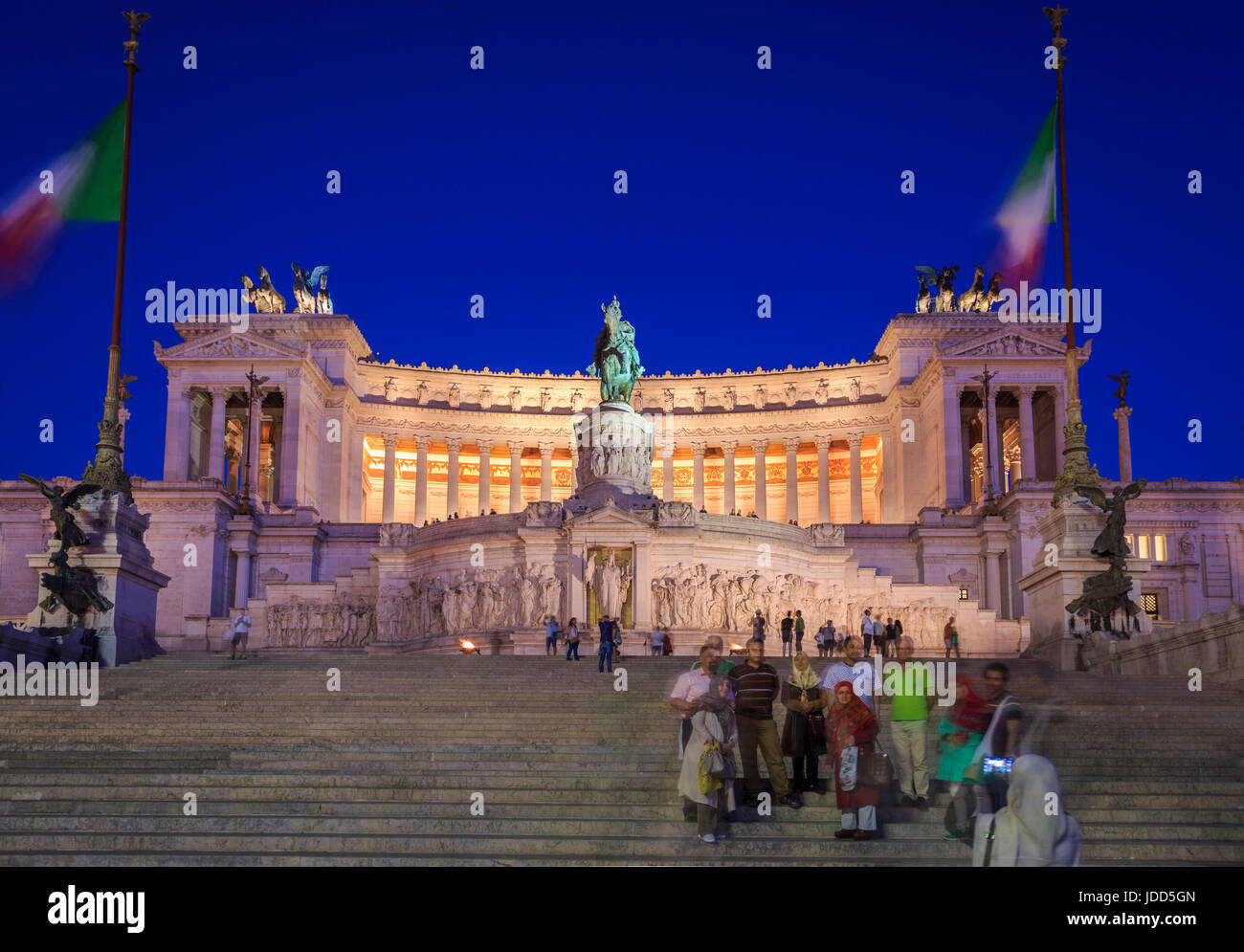 Die Altare della Patria, auch bekannt als die, Monumento Nazionale eine Vittorio Emanuele II, Nationaldenkmal, Victor Emmanuel II oder Il Vittoriano, ich Stockfoto