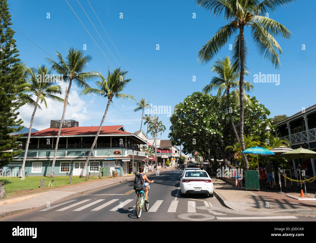 Front Street, Lahaina, Maui, Hawaii Stockfoto