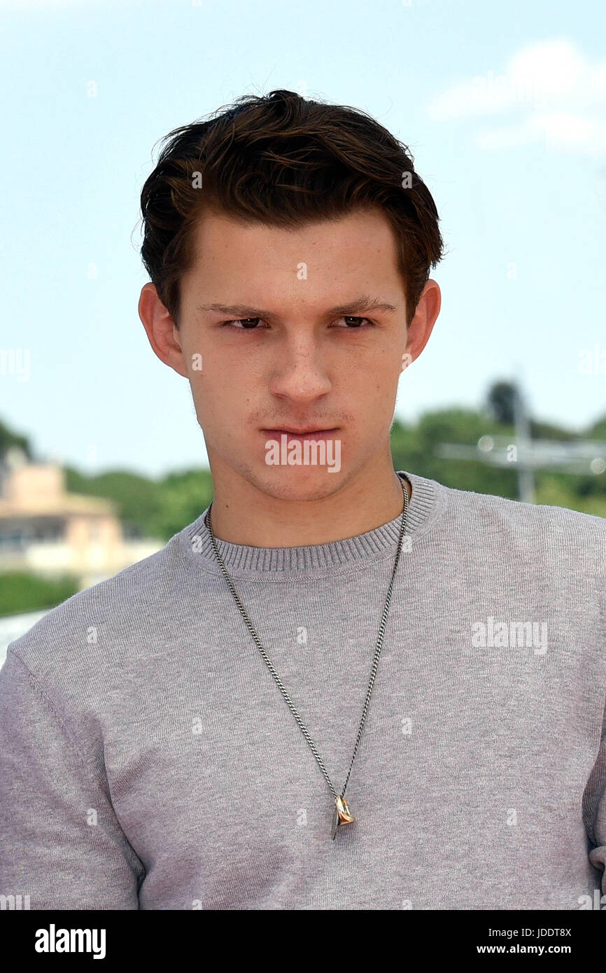 Rom, Italien. 20. Juni 2017. Fototermin von dem Film "Spiderman-Homecoming" in Rom. Im Bild: Schauspieler Tom Holland Photo Credit: Fabio Mazzarella/Sintesi/Alamy Live News Stockfoto