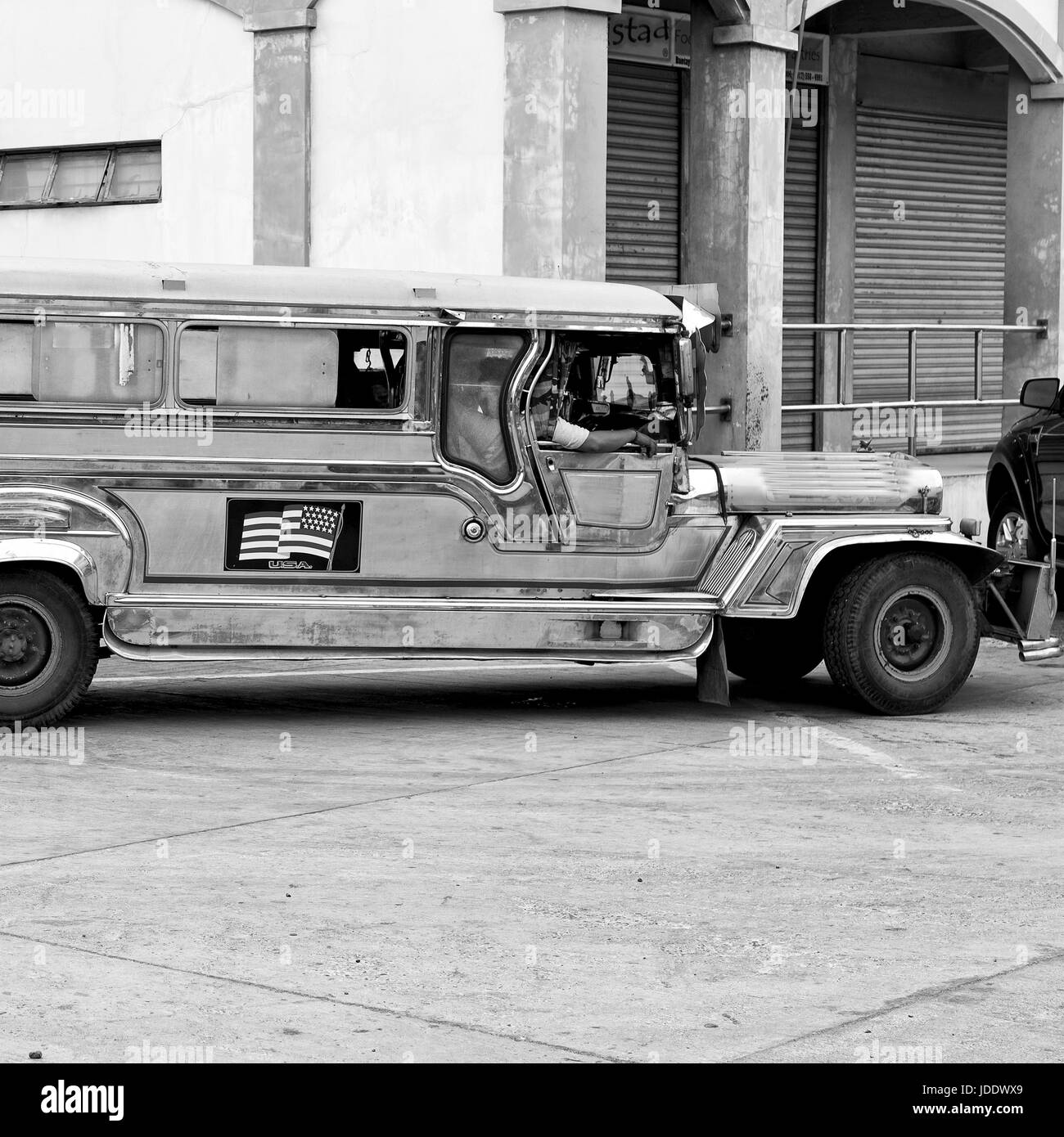 in Asien Philipphines die typischen Bus für touristische Transport Stockfoto