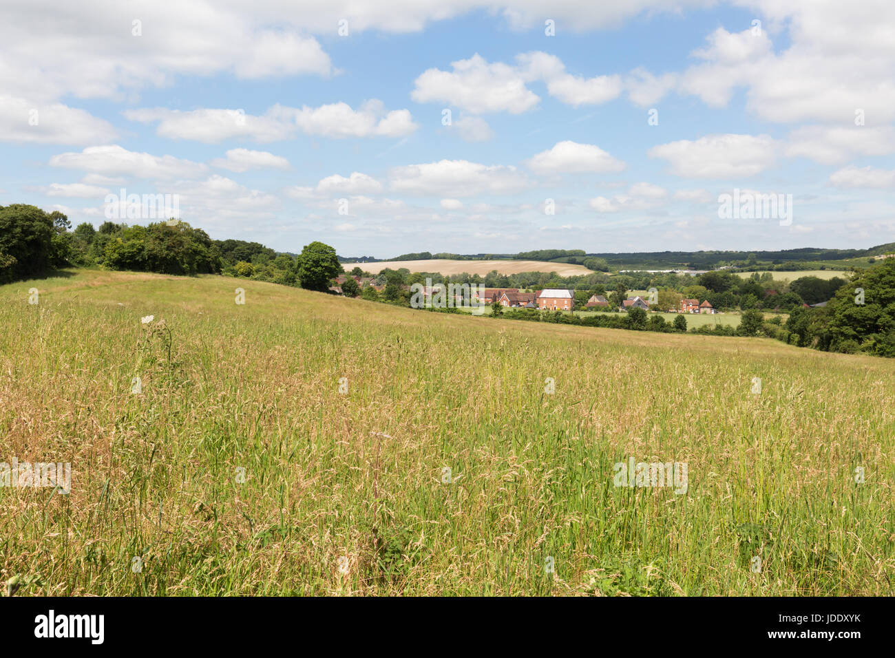 Landschaft - Stour Valley an Chartham, Kent England UK Englisch Stockfoto