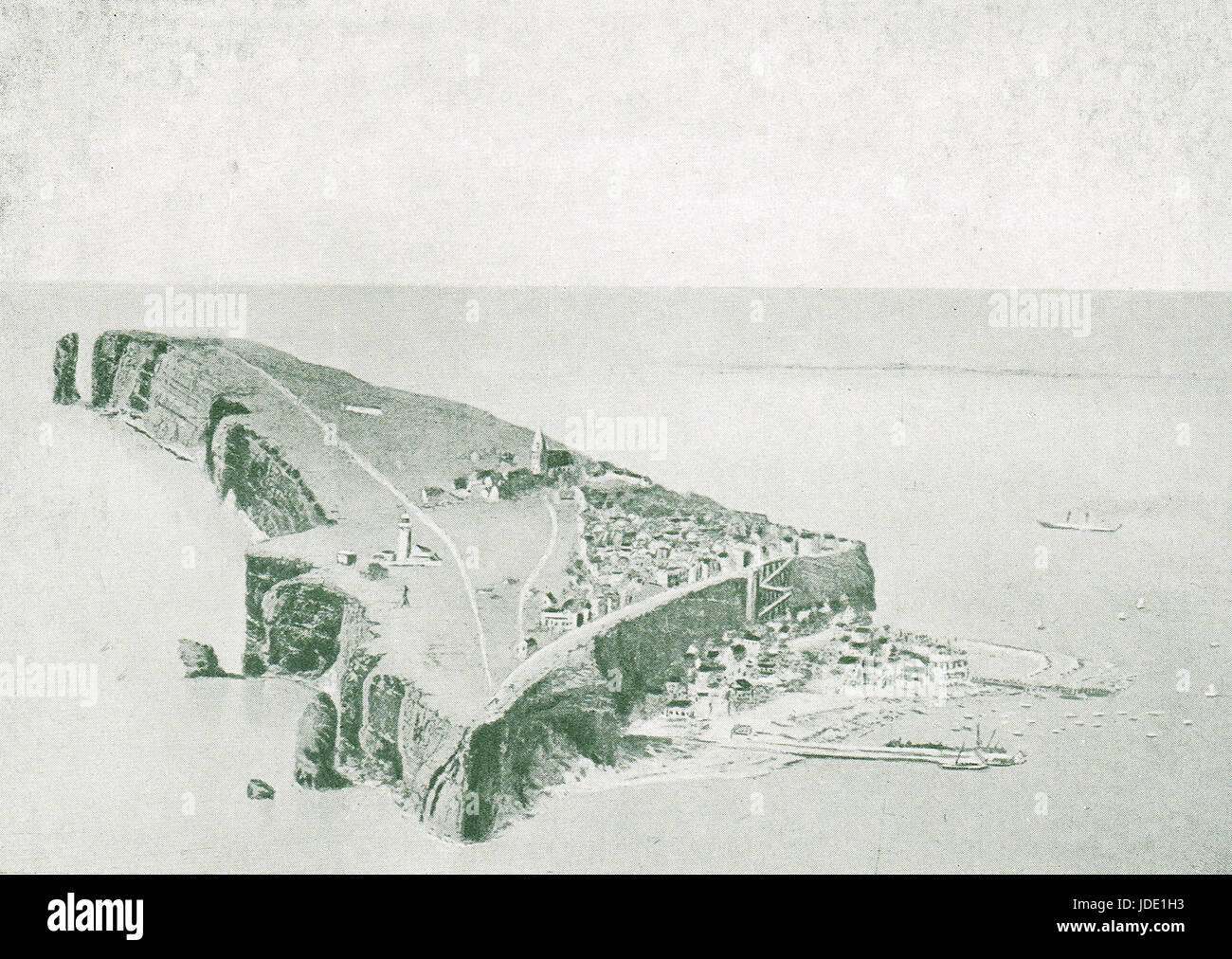 Helgoland WW 1 Foto Stockfoto