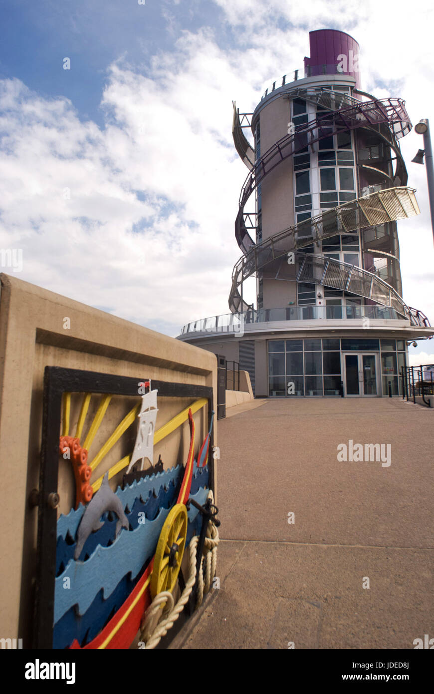 Redcar Beacon, Redcar, Cleveland Stockfoto