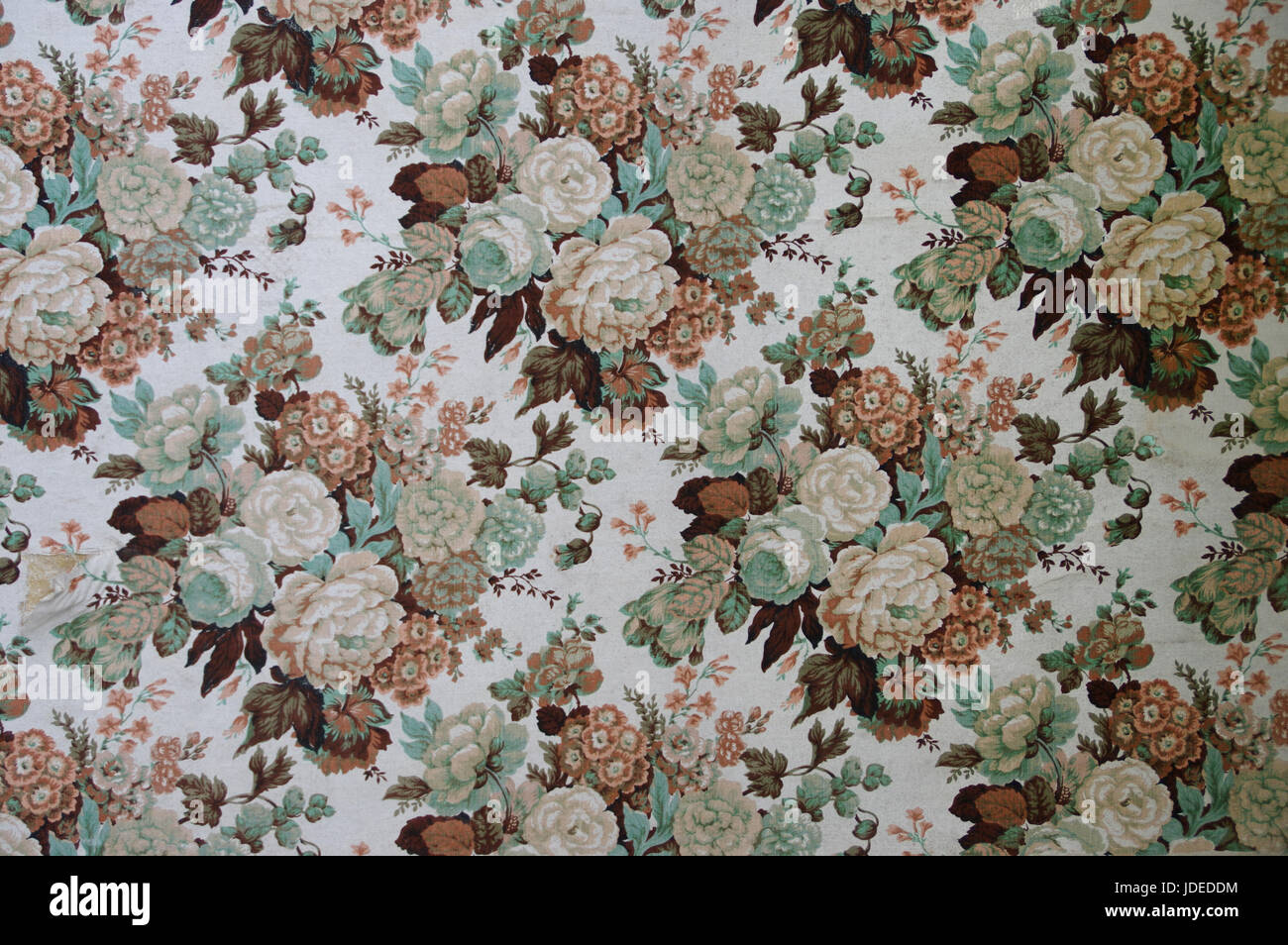Vintage nahtlose Muster auf der Wand. Retro-floral Ornament Tapete. Stockfoto