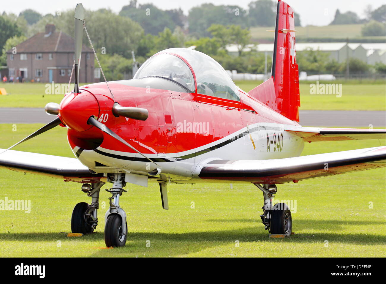 Die RAF Cosford Air Show 2017 zog eine große Menschenmenge und beeindruckt mit seinen statischen Exponaten und zeigt gleichermaßen Stockfoto