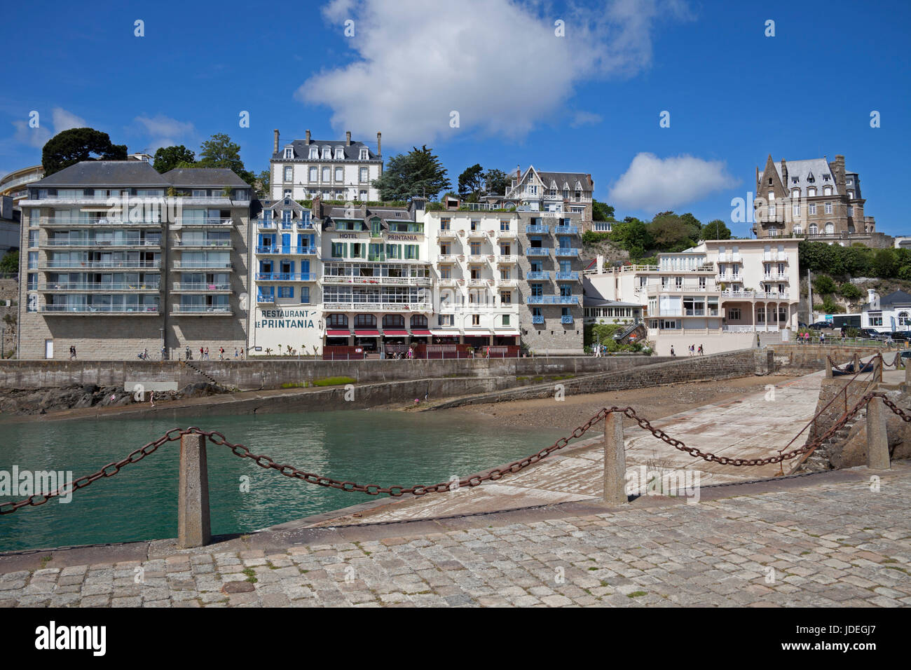 Dinard, Departement Ille-et-Vilaine in der Bretagne im Nordwesten Frankreich Frankreich, Europa Stockfoto