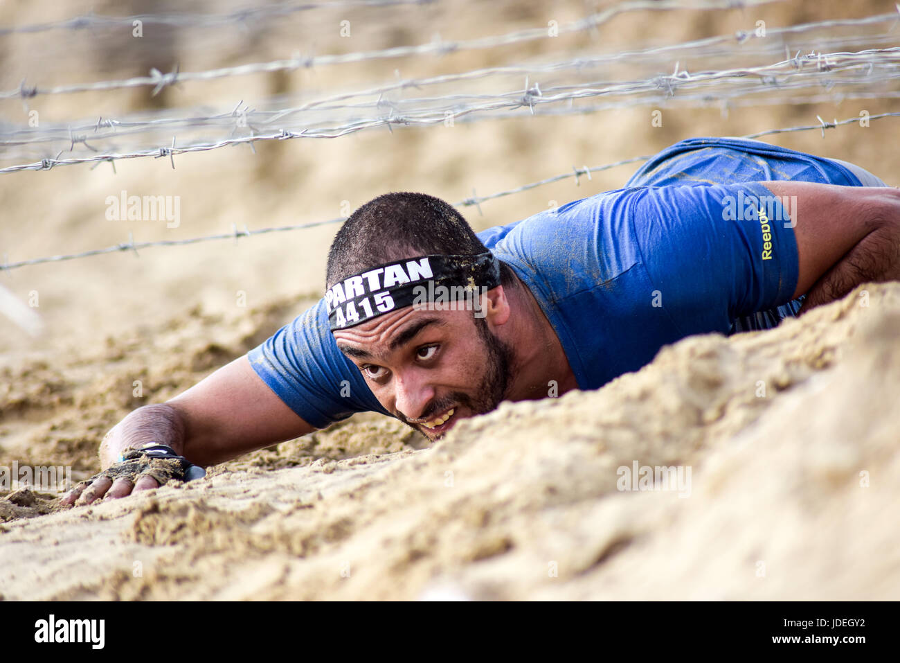 Spartan Race Dubai Stockfoto Spartan Race Dubai Stockfoto