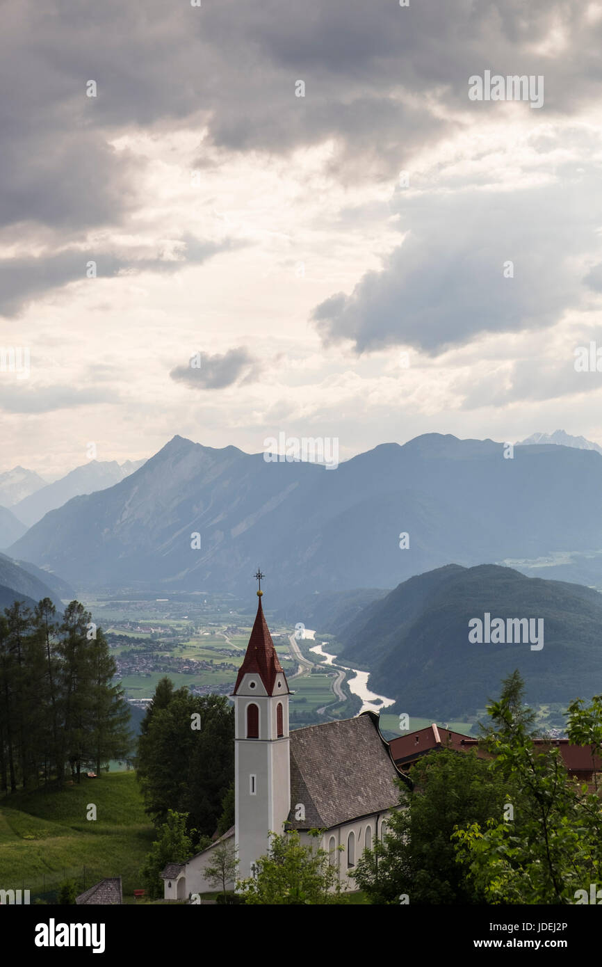 Maria Heimschung Kirche in Mosern in den österreichischen Alpen. Stockfoto