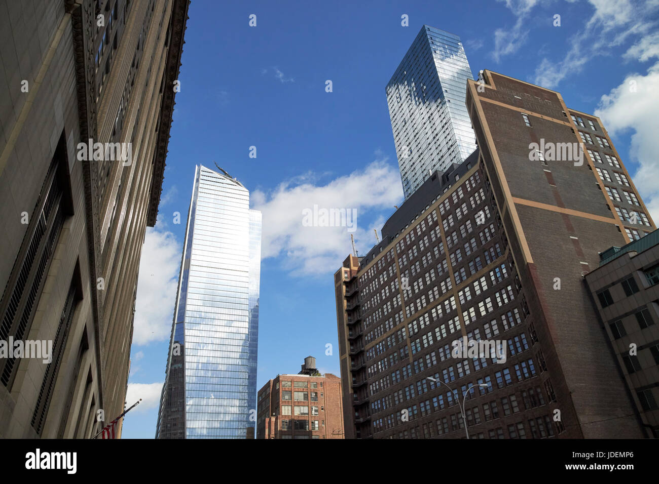 Hudson Yards Stadterneuerung Projekt mit 10 Hudson Yards New York City USA Stockfoto