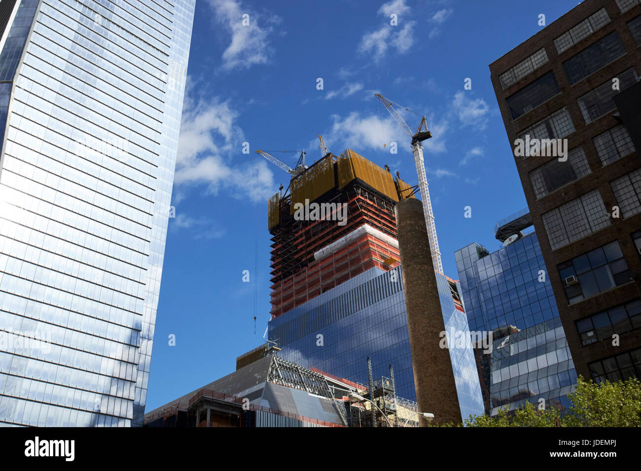 Hudson Yards Stadterneuerung Projekt mit 10 Hudson Yards New York City USA Stockfoto