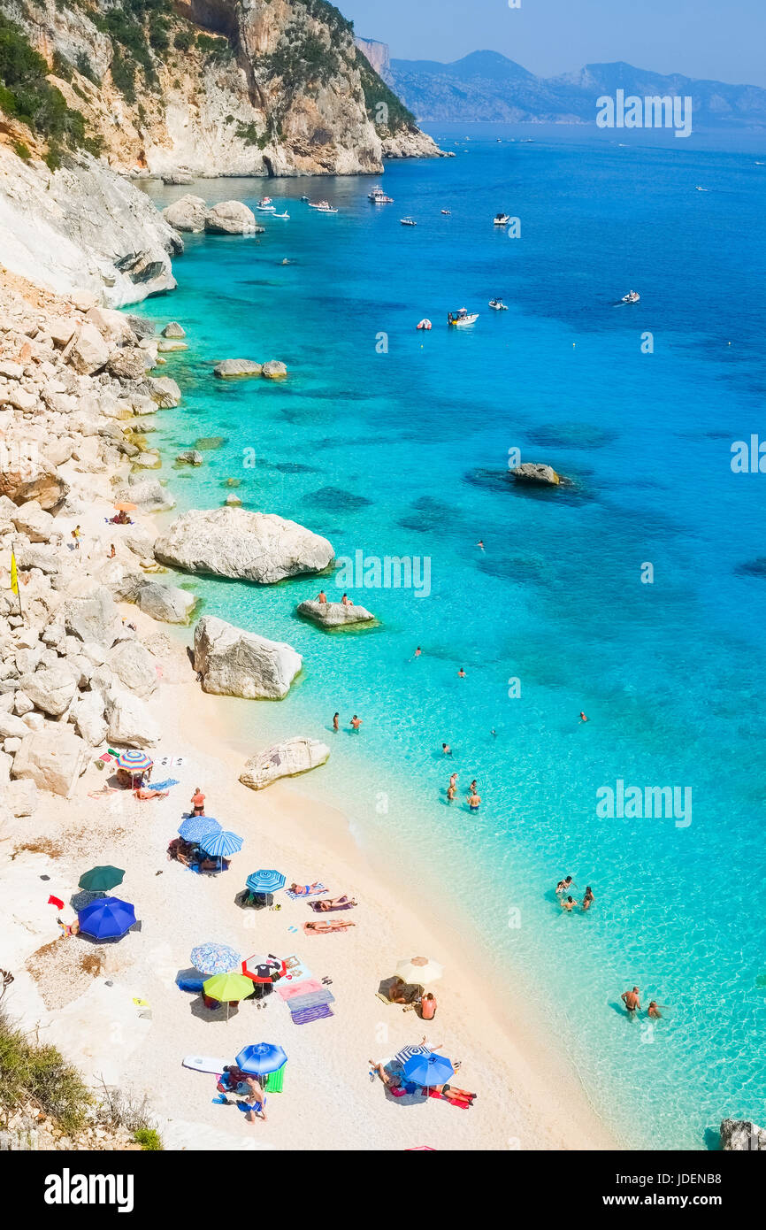 Goloritze Strand in der Nähe von Baunei, Ostküste von Sardinien, Italien Stockfoto