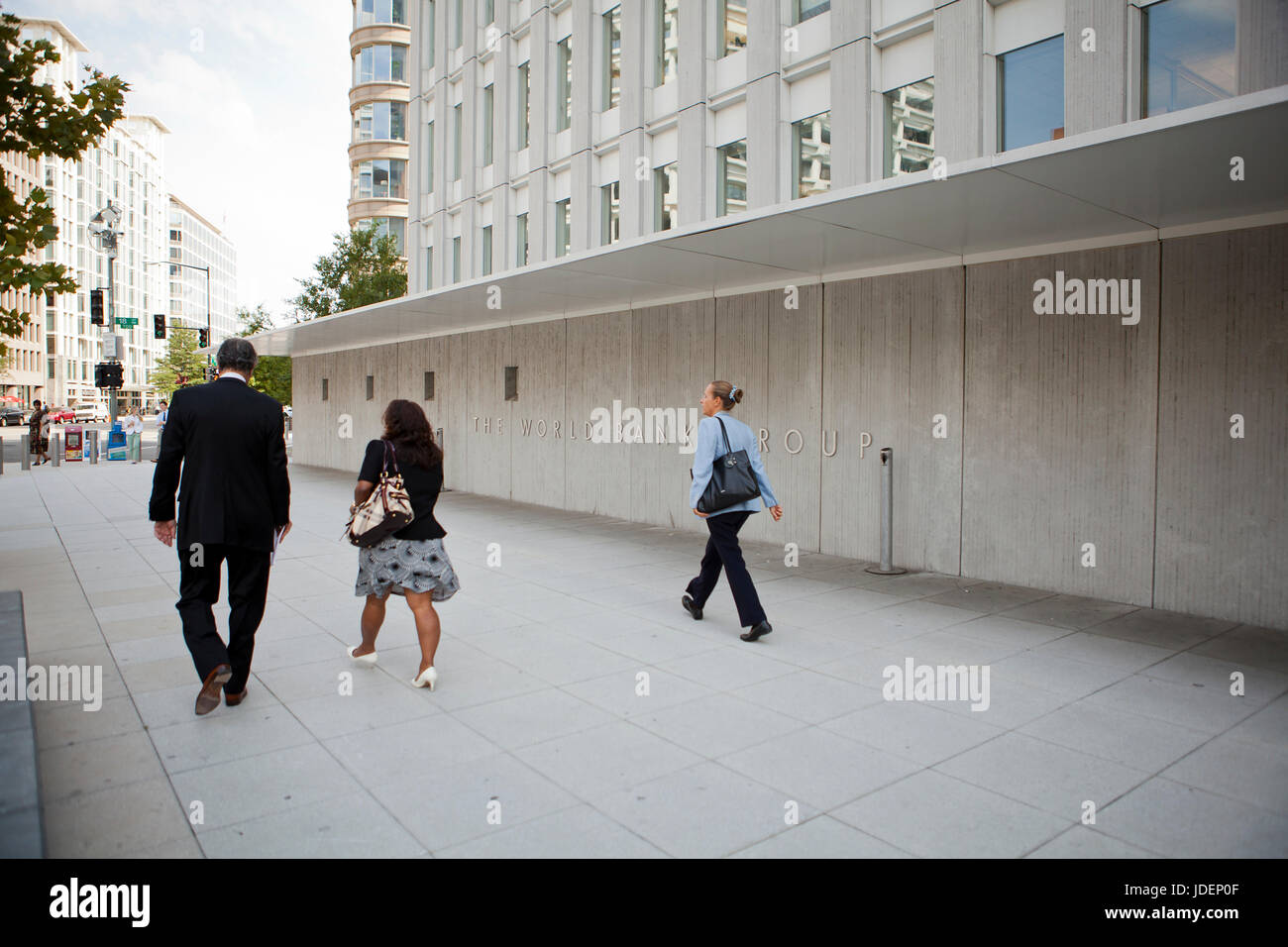 Die Bank würde Gebäude (World Bank Group) - Washington, DC USA Stockfoto