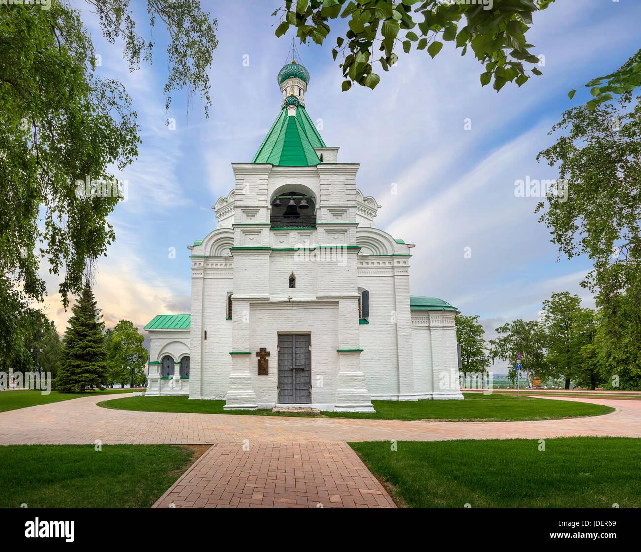 Die Erzengel-Michael-Kathedrale. Nischni Nowgorod. Russland Stockfoto