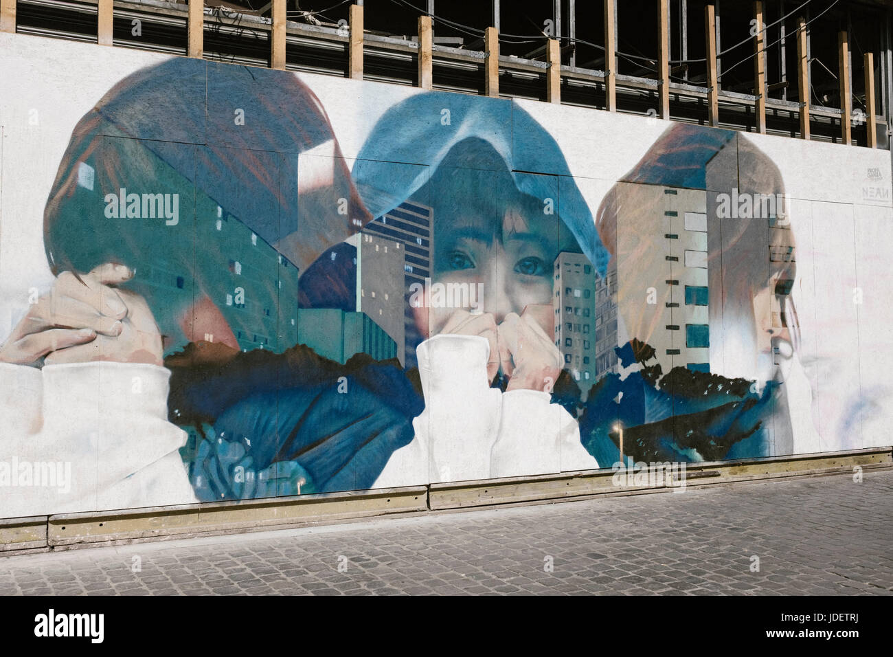 Details aus den Straßen von Brügge, Belgien Stockfoto