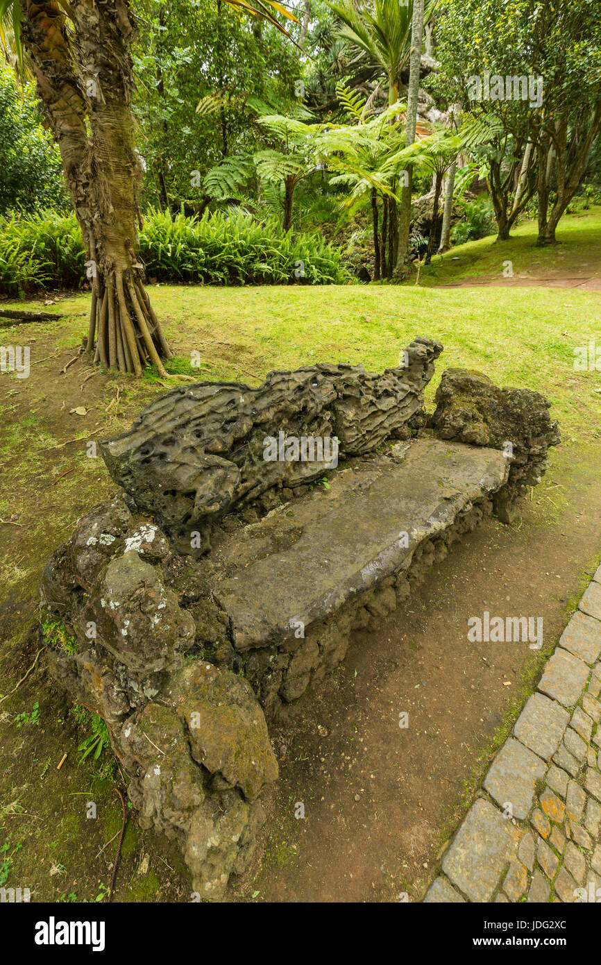 Antonio Botanischer Garten in Ponta Delgada. Ponta Delgada auf