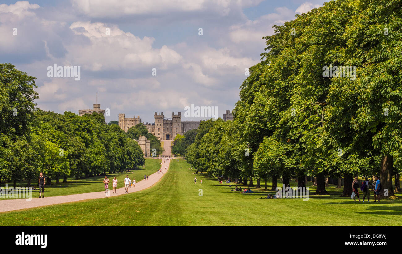 Schloss Windsor, Windsor, Greater London, England Stockfoto