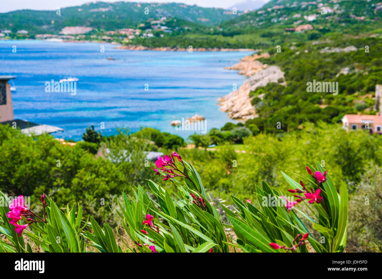 Küstenabschnitten in Porto Rafael, Palau - Sardinien, Italien Stockfoto