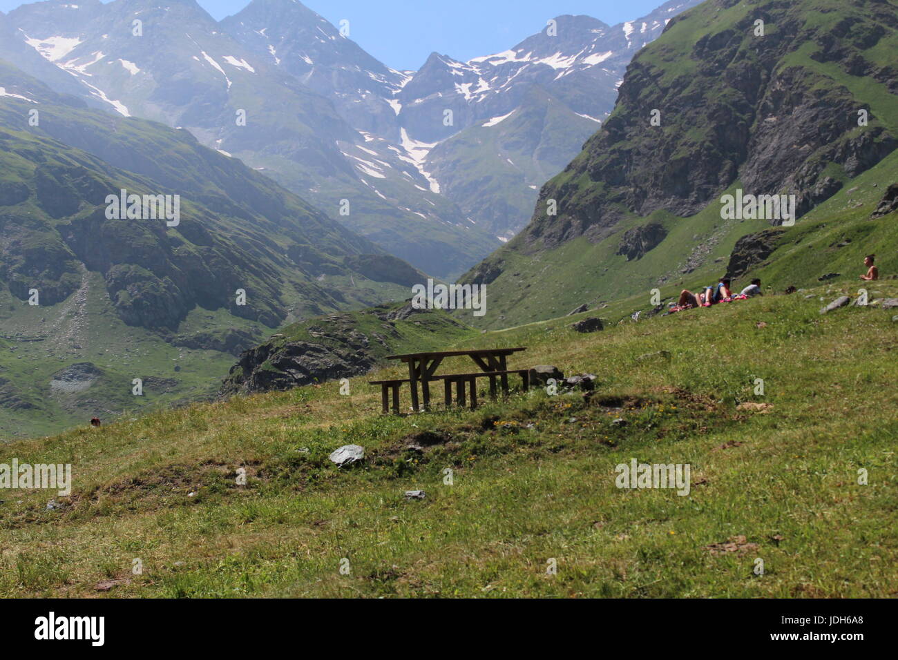 Paesaggio Alpino Stockfoto