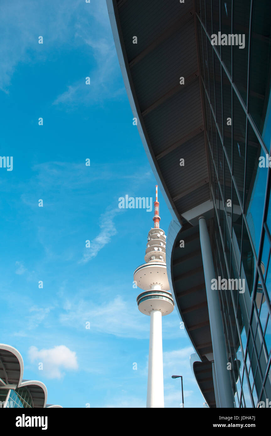 Hamburer Fernsehturm Stockfoto