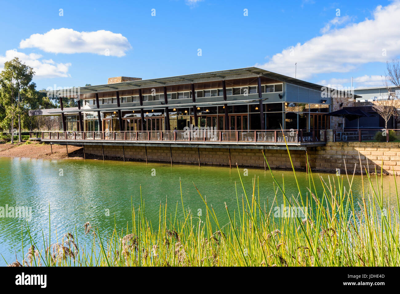 Schwarz Brewing Co. Restaurant, Höhlen Rd, Wilyabrup, Margaret River, Western Australia Stockfoto