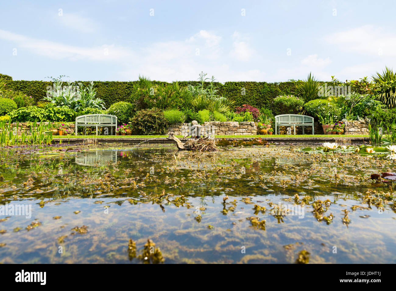 Hever Gärten, Hever Castle & Gärten, Hever, Edenbridge, Kent, England, Vereinigtes Königreich Stockfoto