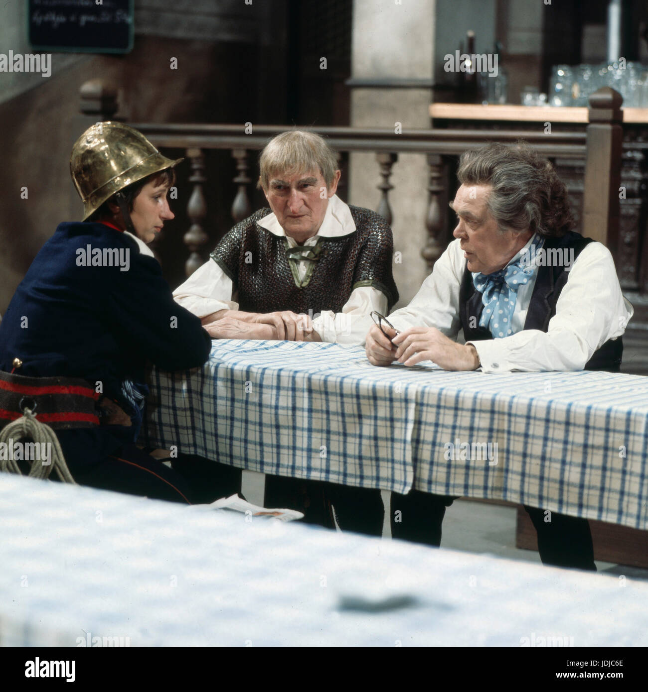 Lach Mit Karl Valentin, Partnervertrag, Deutschland 1976, Mitwirkende: Margot Mahler, Hans Stadtmüller, Alexander Golling Stockfoto