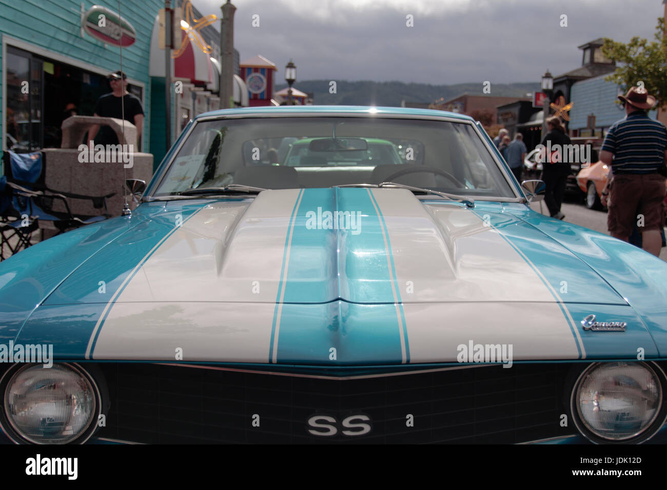 Mint Zustand Oldtimer bei Muskel- und Chrome Car Show in Seaside, OR am 16. Juni 2017. Stockfoto