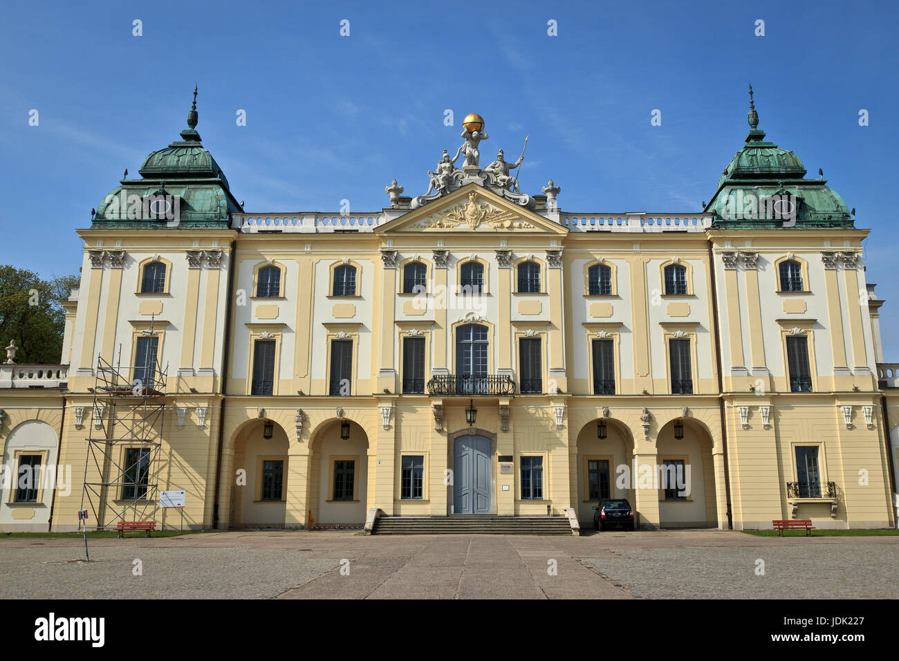 Branicki Palast, Bialystok Stockfoto