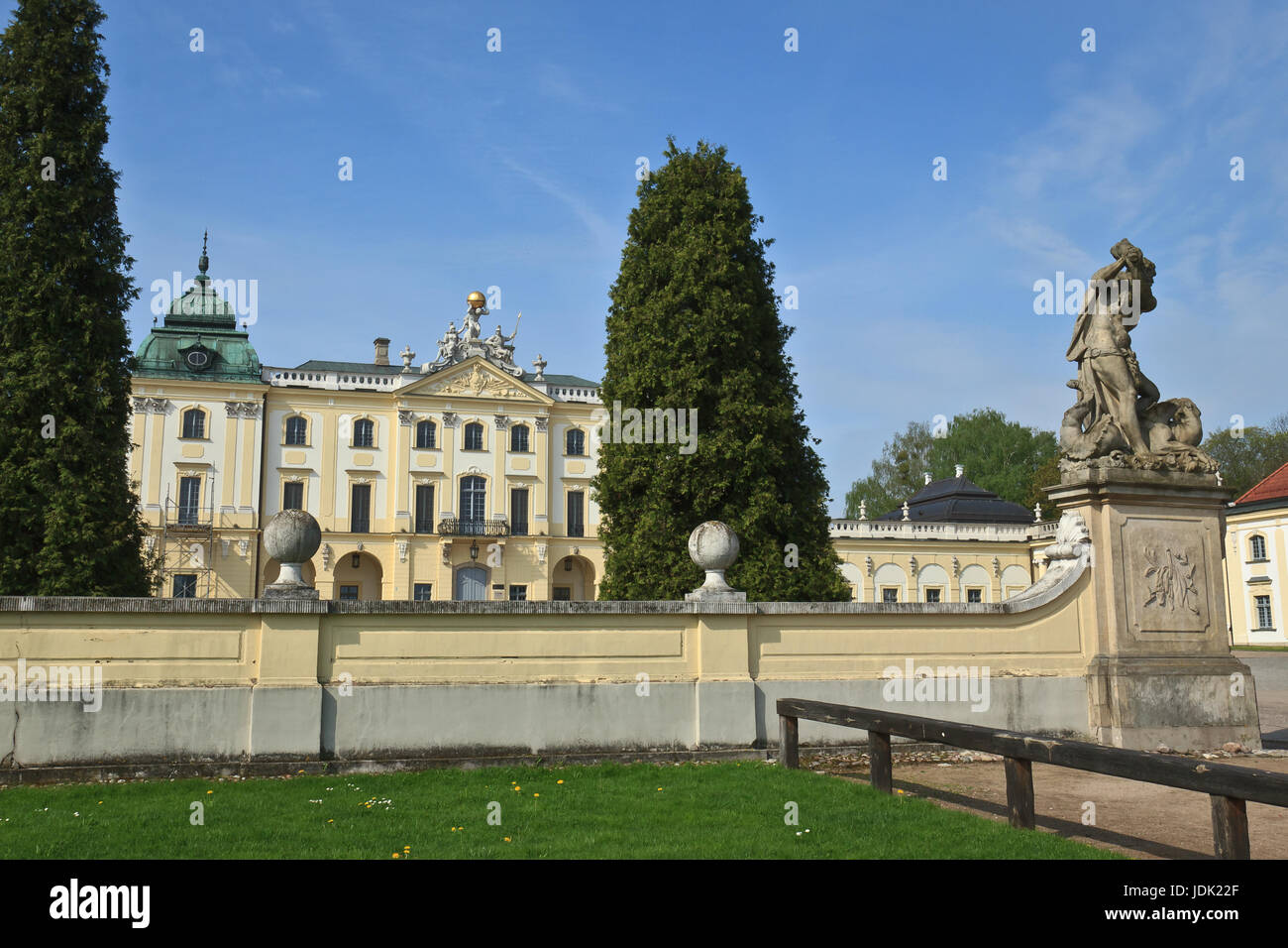 Branicki Palast, Bialystok Stockfoto