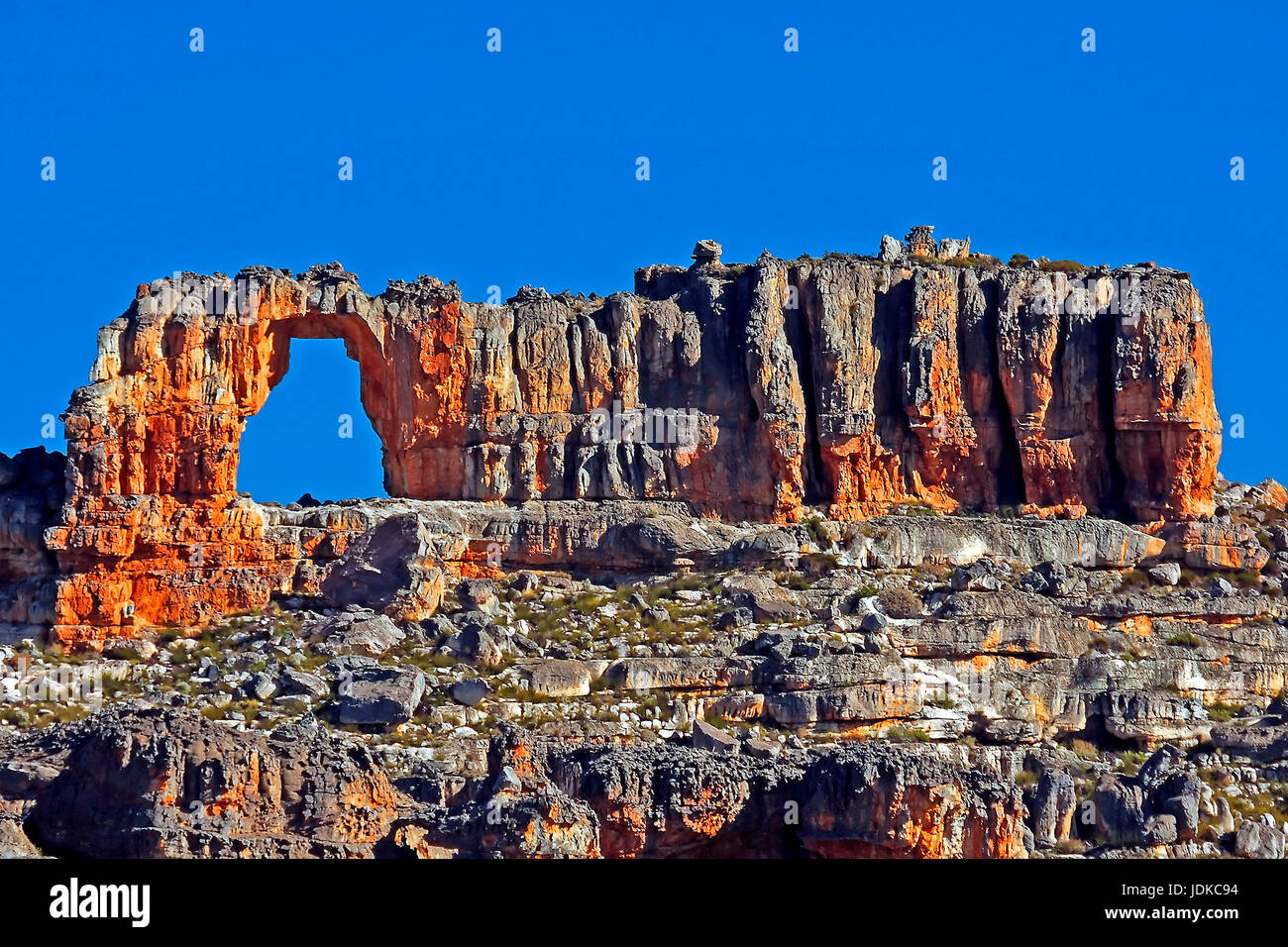 Rock-Formation, Wolfsgebirge Arch Wandern, Süd Afrika, Felsformation, Wolfsberg Arch Wandern, Suedafrika Stockfoto