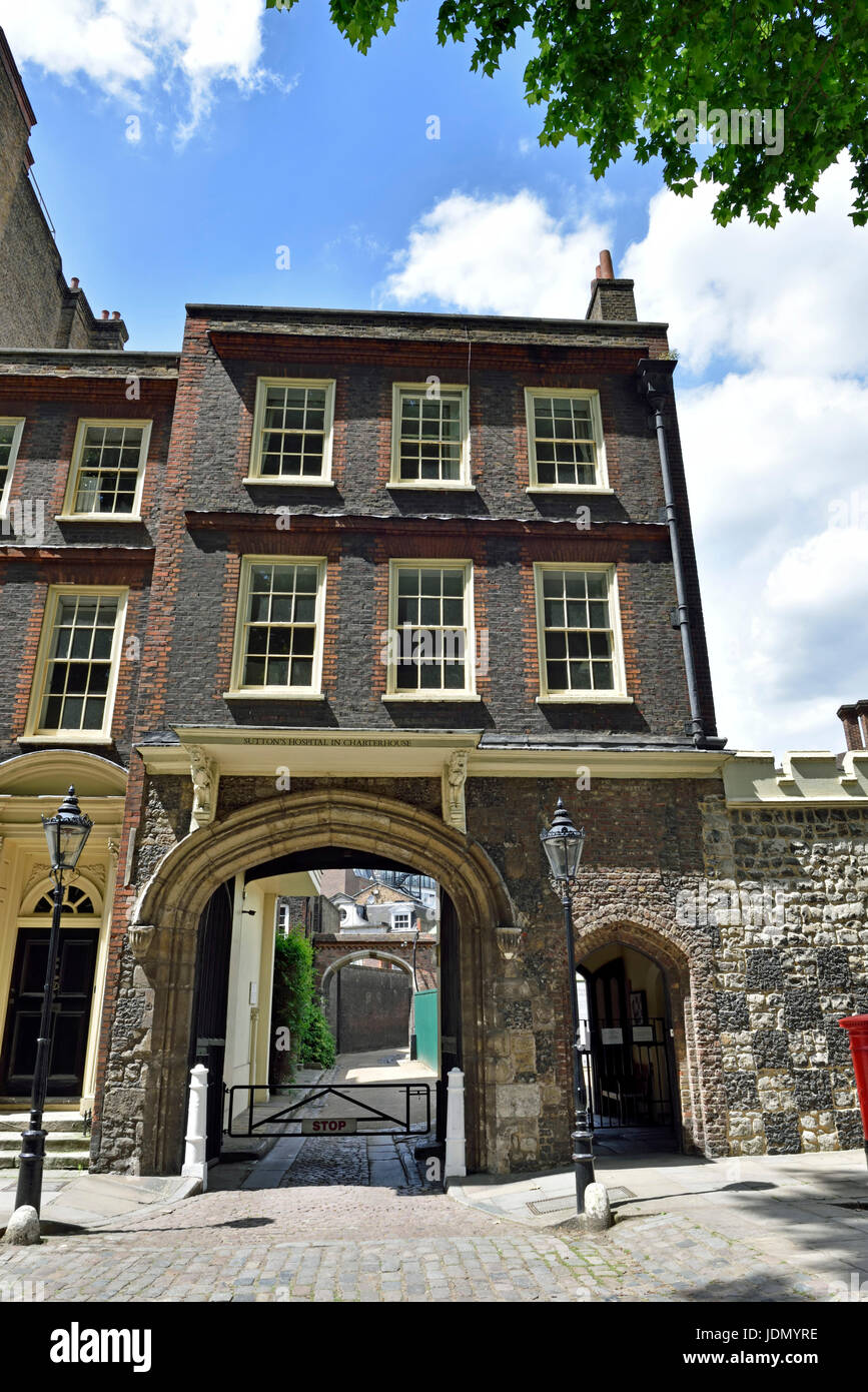 London Charterhouse, Charterhouse Square, London Borough of Islington, England Großbritannien UK Stockfoto