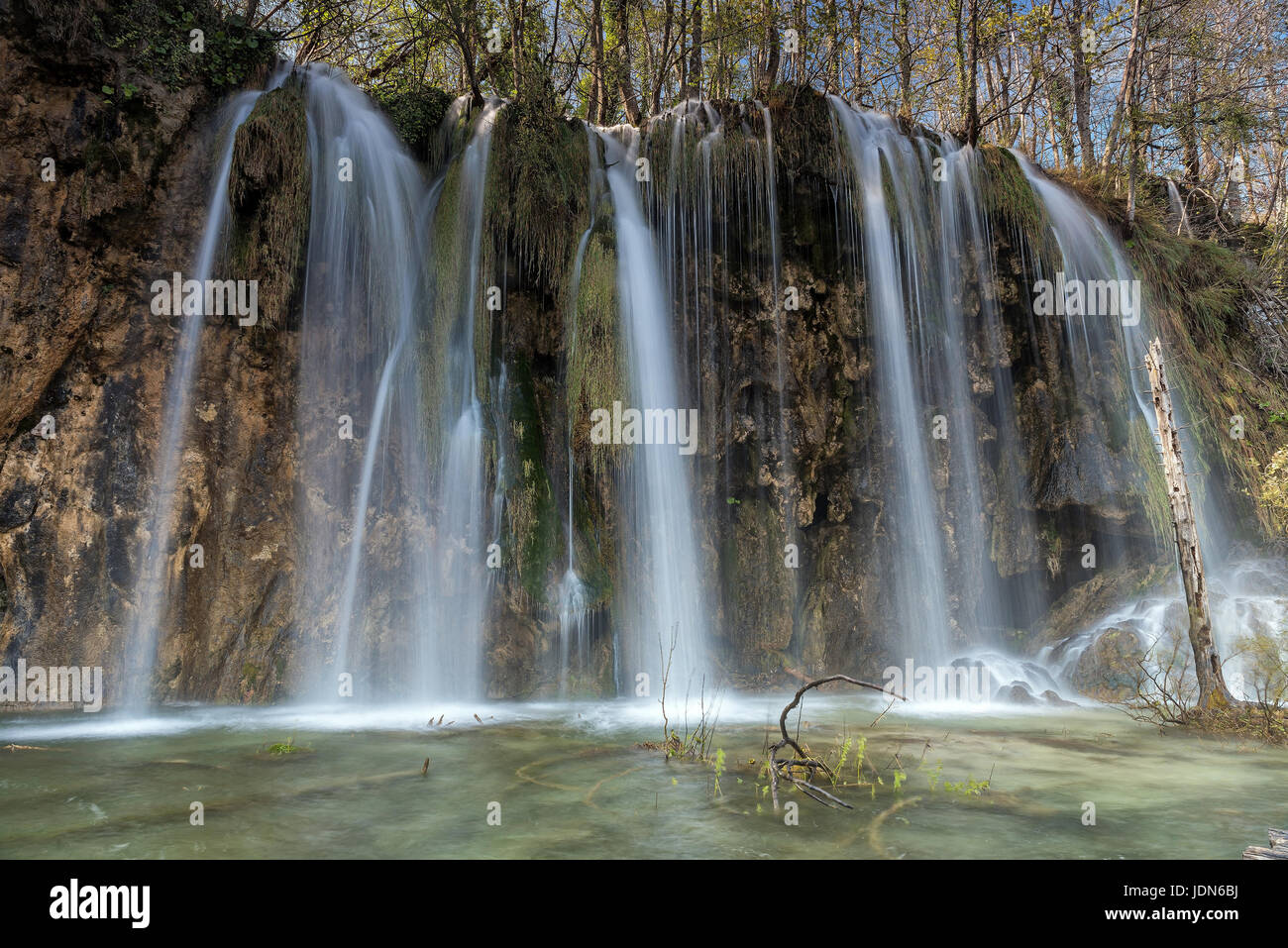 Nationalpark Plitvice Stockfoto