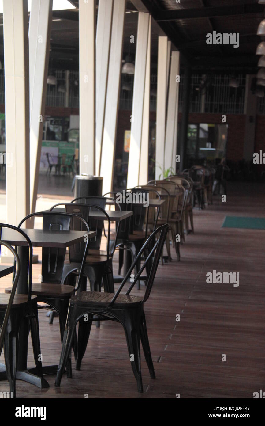 Design Café Stockfoto